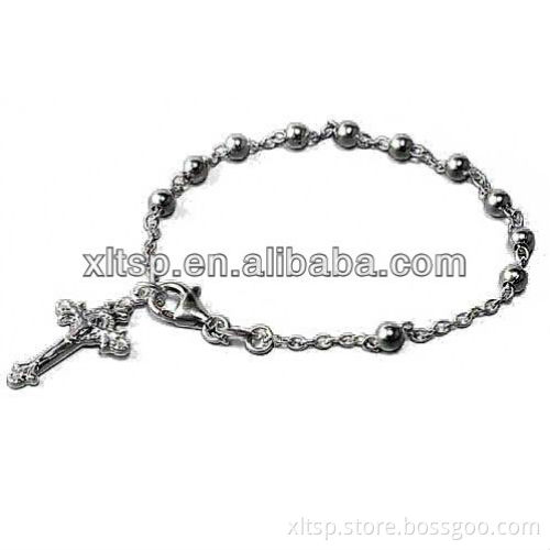 XLT-CB38 spiritual bead steel bracelet - Jesus bead bracelet